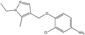 Benzenamine,  3-chloro-4-[(1-ethyl-5-methyl-1H-pyrazol-4-yl)methoxy]-