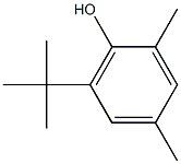 6-tert-buty-2,4-xylenol Structure