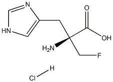 a-(Fluoromethyl)-L-histidine Hydrochloride Structure