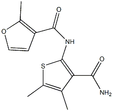 N-[3-(aminocarbonyl)-4,5-dimethyl-2-thienyl]-2-methyl-3-furamide