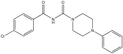 N-(4-chlorobenzoyl)-4-phenyl-1-piperazinecarboxamide
