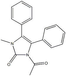 1-acetyl-3-methyl-4,5-diphenyl-1,3-dihydro-2H-imidazol-2-one