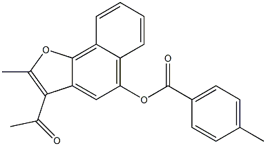 3-acetyl-2-methylnaphtho[1,2-b]furan-5-yl 4-methylbenzoate