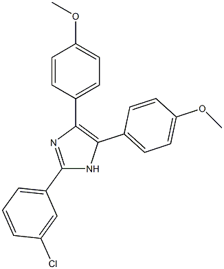 2-(3-chlorophenyl)-4,5-bis[4-(methyloxy)phenyl]-1H-imidazole