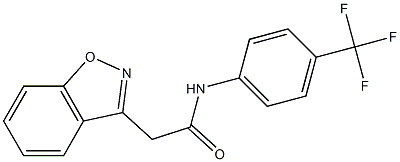 2-(1,2-benzisoxazol-3-yl)-N-[4-(trifluoromethyl)phenyl]acetamide
