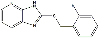 2-fluorobenzyl 3H-imidazo[4,5-b]pyridin-2-yl sulfide Structure
