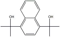 2-[4-(1-hydroxy-1-methylethyl)-1-naphthyl]-2-propanol Structure