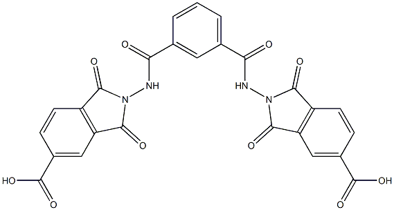 2-[(3-{[(5-carboxy-1,3-dioxo-1,3-dihydro-2H-isoindol-2-yl)amino]carbonyl}benzoyl)amino]-1,3-dioxo-5-isoindolinecarboxylic acid
