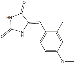 5-(4-methoxy-2-methylbenzylidene)-2,4-imidazolidinedione