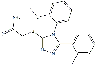 2-{[4-[2-(methyloxy)phenyl]-5-(2-methylphenyl)-4H-1,2,4-triazol-3-yl]sulfanyl}acetamide
