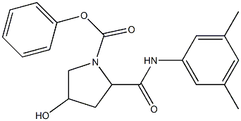 phenyl 2-[(3,5-dimethylanilino)carbonyl]-4-hydroxy-1-pyrrolidinecarboxylate