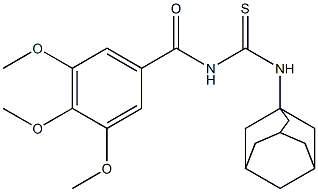 N-(1-adamantyl)-N'-(3,4,5-trimethoxybenzoyl)thiourea