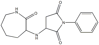 3-[(2-oxo-3-azepanyl)amino]-1-phenyl-2,5-pyrrolidinedione