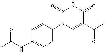 N-[4-(5-acetyl-2,4-dioxo-3,4-dihydro-1(2H)-pyrimidinyl)phenyl]acetamide