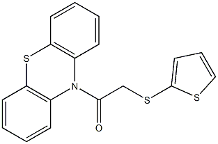 2-oxo-2-(10H-phenothiazin-10-yl)ethyl 2-thienyl sulfide