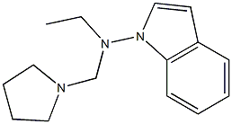 N-ethyl-indole-aminomethylpyrrolidine Structure