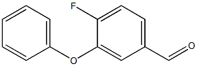 p-Fluoro-m-phenoxybenzaladehyde Structure