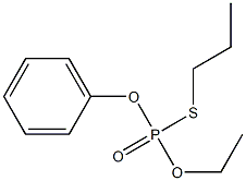 O-Ethyl-O-phenyl-S-propyl thiophosphate Struktur