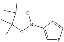 4-Methyl-3-(4,4,5,5-tetramethyl-1,3,2-dioxaborolan-2-yl)thiophene Structure