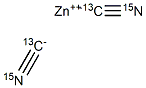 Zinc  cyanide-13C2,  15N2 Structure