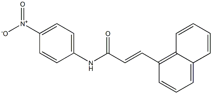 (E)-3-(1-naphthyl)-N-(4-nitrophenyl)-2-propenamide