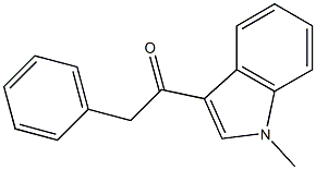 1-(1-methyl-1H-indol-3-yl)-2-phenyl-1-ethanone Structure