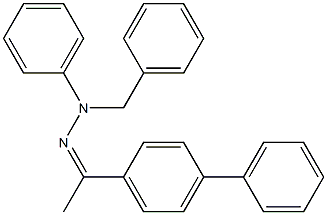 1-[1,1'-biphenyl]-4-yl-1-ethanone N-benzyl-N-phenylhydrazone Struktur