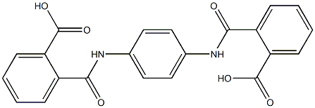 2-({4-[(2-carboxybenzoyl)amino]anilino}carbonyl)benzoic acid 结构式