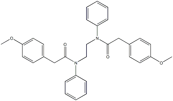 2-(4-methoxyphenyl)-N-(2-{[2-(4-methoxyphenyl)acetyl]anilino}ethyl)-N-phenylacetamide