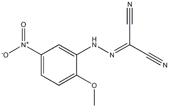 2-[2-(2-methoxy-5-nitrophenyl)hydrazono]malononitrile