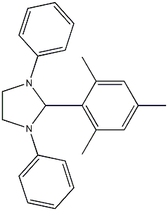 2-mesityl-1,3-diphenylimidazolidine 结构式