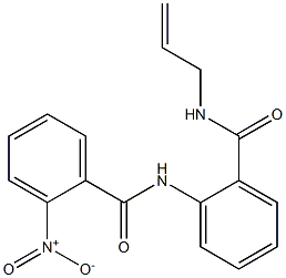 N-{2-[(allylamino)carbonyl]phenyl}-2-nitrobenzamide Structure