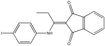 2-[1-(4-iodoanilino)propylidene]-1H-indene-1,3(2H)-dione