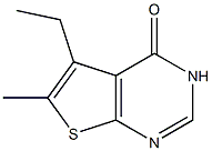 5-Ethyl-6-methylthieno[2,3-d]pyrimidin-4(3H)-one ,97% Struktur