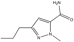 1-甲基-3-丙基-1H-吡唑-5-酰胺 结构式