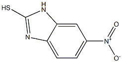 6-硝基-1H-苯并咪唑-2-硫醇,,结构式