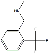 甲基-(2-三氟甲基-苄基)-胺, , 结构式