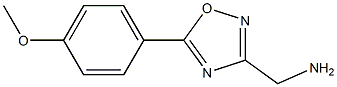 [5-(4-methoxyphenyl)-1,2,4-oxadiazol-3-yl]methylamine Structure