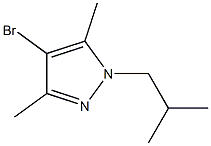 4-bromo-1-isobutyl-3,5-dimethyl-1H-pyrazole Structure