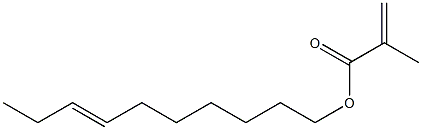 メタクリル酸(7-デセニル) 化学構造式