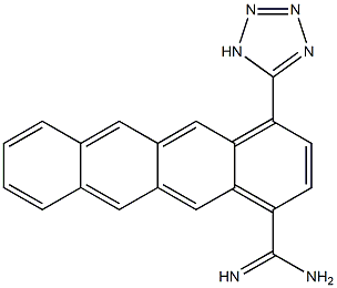 1-(1H-Tetrazol-5-yl)-4-guanylnaphthacene Structure