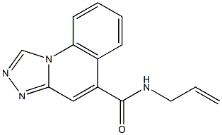 N-Allyl[1,2,4]triazolo[4,3-a]quinoline-5-carboxamide Structure
