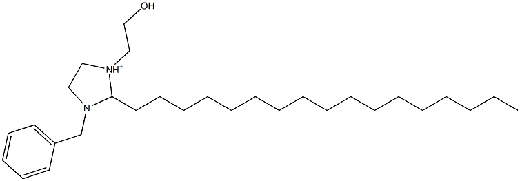 2-Heptadecyl-4,5-dihydro-1-(2-hydroxyethyl)-3-phenylmethyl-1H-imidazol-1-ium|