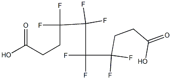 4,4,5,5,6,6,7,7-Octafluorodecanedioic acid 结构式