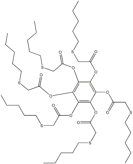 Benzenehexol hexakis[(pentylthio)acetate]