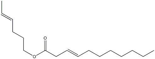 3-Undecenoic acid 4-hexenyl ester Struktur
