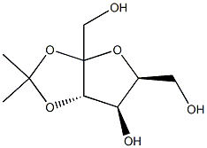 2-O,3-O-Isopropylidene-L-sorbofuranose 结构式
