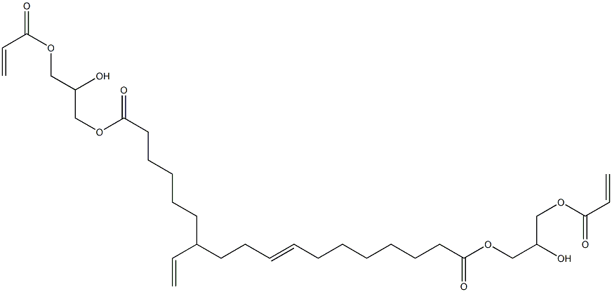 11-Vinyl-7-hexadecene-1,16-dicarboxylic acid bis(3-acryloyloxy-2-hydroxypropyl) ester