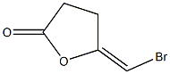 (5E)-4,5-Dihydro-5-(bromomethylene)furan-2(3H)-one Structure