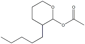 2-Acetyloxy-3-pentyltetrahydro-2H-pyran